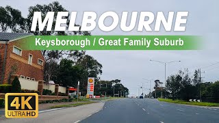 Keysborough Great Family Suburb  Drivethrough Braeside Lower Dandenong Rd Cheltenham Rd  4K [upl. by Sharron]