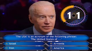 Joe Biden on Who Wants To Be A Millionaire [upl. by Cyrillus]