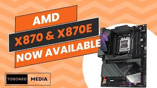 AMD X870 amp X870E Motherboards Now Available [upl. by Eirrod649]