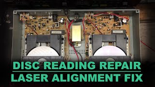 Fixing A CD Player That Doesnt Read Discs  Laser Power Adjustment Tweak  Repair Guide [upl. by Meneau]