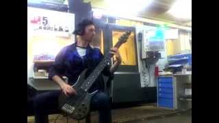 Chimaira  Dehumanizing Process Bass cover [upl. by Erdman]