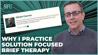 Why I Chose to Practice SFBT  My Favorite Thing About Solution Focused Brief Therapy  Adam Answers [upl. by Sykes]