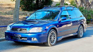 2002 Subaru Legacy GTB Twin Turbo 5speed Canada Import Japan Auction Purchase Review [upl. by Mcclees]