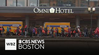 Omni hotel workers in Boston join expanding strike [upl. by Naenej]