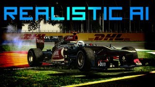 F1 2012  Realistic AI Mod [upl. by Selim]