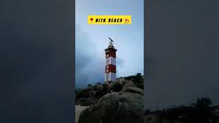 View of NITK Beach 🌊  jee2024 iitjee nitk 2024 beach trending music [upl. by Hiltner]