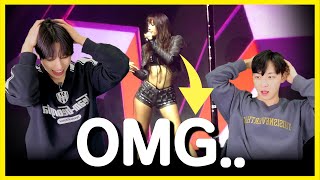 Korean react LISA FIRST SOLO CONCERT ‘ROCKSTAR fancam 😱😍 [upl. by Meredithe]