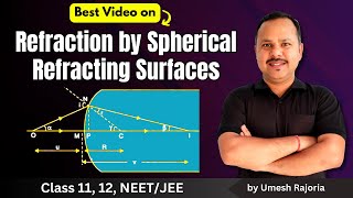 7 Refraction by Spherical Refracting Surfaces  Lens Makers formula  Ray Optics  12th Physics [upl. by Jobye]