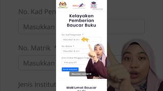 Cara Claim Baucar Buku RM100 untuk Pelajar IPT baucarbuku [upl. by Eladnyl]