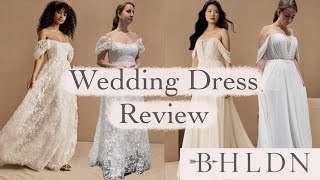 BHLDN Wedding Dress Tryon amp Review [upl. by Giule]