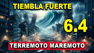 Hace instantes Poderoso Terremoto maremoto magnitud 64 acaba de generar un fuerte temblor [upl. by Ardnuhsor1]