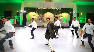 BEST Indian Groom Squad Dance  Ek Pal Ka Jeena Jeene Ke Hai Chaar Din Mauja Hi Mauja Desi Boyz [upl. by Assyl]