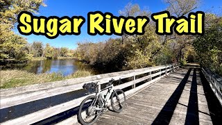 Sugar River State Trail  New Glarus to Brodhead  Gravel Biking WI [upl. by Samled]