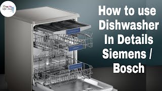 How to use dishwasher Siemens Dishwasher SN236I01KI Bosch Dishwasher DishwasherDemo IFBDishwasher [upl. by Everest]