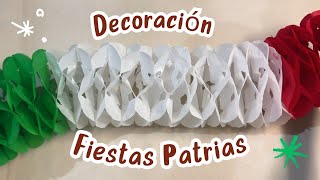 DECORACION PARA FIESTAS PATRIAS 🇲🇽  EO156 [upl. by Reinert]