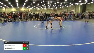 100 Lbs Quarterfinal Jennesis Martinez New Mexico Draw Vs Hannah Michael USAW Draw [upl. by Nilesoj]