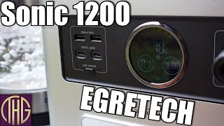 Affordable Power EGRETECH Sonic 1200 Portable Power Station Unboxing And Review [upl. by Luckin]