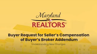 Buyer Request for Seller Compensation of Buyers Broker Addendum [upl. by Akinej]