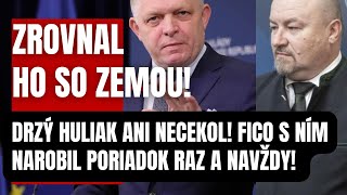 Zrovnal ho so zemou Drzý Huliak nemal šancu Fico s ním narobil poriadok raz a navždy… [upl. by Velasco821]