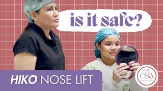 Hiko Nose Lift in 10 minutes  Dr Contessa Salvador [upl. by Corenda]