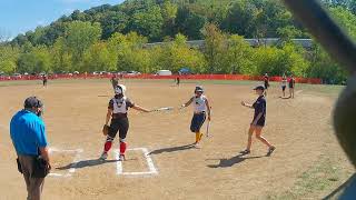 Pittsburgh Power Imm 18u vs Pittsburgh Lady Roadrunners 16u  2008 [upl. by Nonaihr]