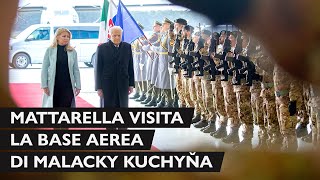 Mattarella visita la Base aerea di Malacky Kuchyňa [upl. by Hospers]