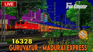 16328Guruvayur  Madurai Express  AJJ WAP  INDIANRAILWAYS  MSTS TOP56TAMIL msts [upl. by Macario]