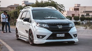 MODIFIED HONDA BRV 2018  Review  Features  ONLY ONE IN PAKISTAN [upl. by Tobiah]