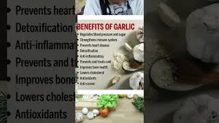 Benefits of Garlic health healthyfood shorts [upl. by Butterfield]