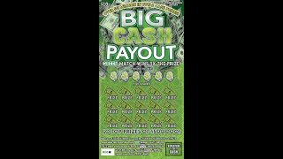 10 BIG CASH PAYOUT  PA Lottery Scratch Off Ticket [upl. by Noisla]