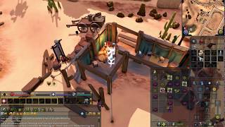 How to Pass The Maximum Security Barrier in Kharidet Dig Site Runescape Archaeology Pylon Battery [upl. by Einoj736]