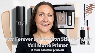 Dior Forever Foundation Stick  Velvet Veil Primer I Is it really that good I Over 40 skin [upl. by John]