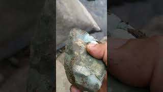 the green stone i found crystal naturalstone agate naturalgems healingstones rock naturestone [upl. by Mufi606]