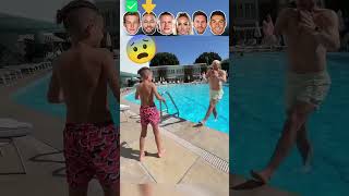 De Jong VS Neymar VS Haaland VS Lehmann VS Messi VS Ronaldo Fantastic Water Pool Moments😱 [upl. by Einnel]