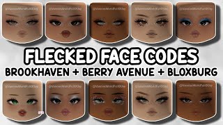 FRECKLED FACE ID CODES FOR BROOKHAVEN 🏡RP BERRY AVENUE AND BLOXBURG 😍✨️ [upl. by Mabel776]