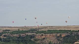 Festival de Globos de Segovia 2024 Aterrizaje de globos en Zamarramala 2192024 [upl. by Skeie]