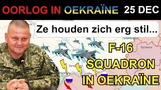 25 dec YES Angst voor Oekraïens F16 squadron houdt de Russen aan de grond  Oorlog in Oekraïne [upl. by Nea]