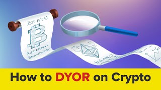 How to do RESEARCH on a Cryptocurrency Coin or Token DYOR [upl. by Yasdnil]