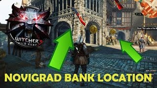 The Witcher 3 Bank Location in Novigrad Change Orens and Florens to Crowns [upl. by Lenox874]