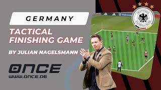 Germany  tactical finishing game by Julian Nagelsmann [upl. by Yrelle]