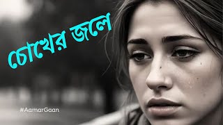 quotChokher Jole 💔  Heartbreaking New Bangla Romantic Song  Emotional Sad Song  Aamar Gaanquot [upl. by Schilt]