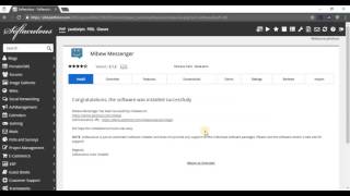 How to install Mibew Web Messenger from cPanel with Softaculous [upl. by Swanhildas203]