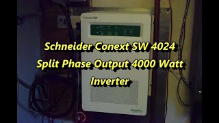 Trace Engineering Inverter  Charger model SW4024 test [upl. by Warrick]