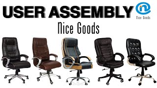 NICE CHAIRS  FUGO CHAIRS  USER ASSEMBLY  HIGH BACK CHAIRS  OFFICE CHAIRS  WORK FROM HOME [upl. by Arutak]