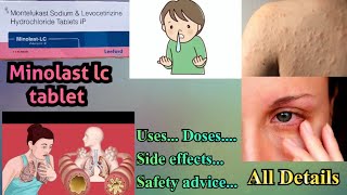 Minolast lc tablet uses in hindi  Minolast lc tablet dose  side effects [upl. by Nadia]