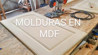 Cómo hacer molduras en mdf [upl. by Mcgannon298]