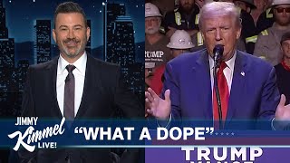 Jimmy Kimmel Responds to Trump Calling Him “One of the Dumbest Human Beings Ever” [upl. by Alioz]