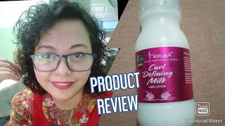 MONEA CURL DEFINING MILK LOTION REVIEW AND DEMO  CHANNEL VEM [upl. by Ongineb]