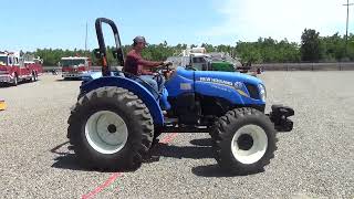 Lot 116  2016 New Holland Workmaster 70 Wheel Tractor [upl. by Oswin]