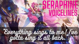 Seraphine Voice Lines English Subtitled  League of Legends [upl. by Ardnaxela595]